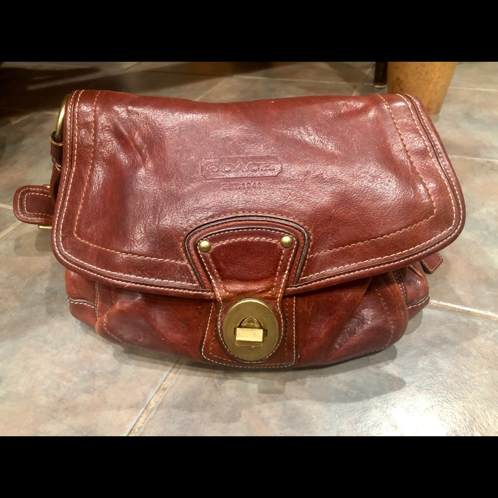 Authentic Coach Leather Bag